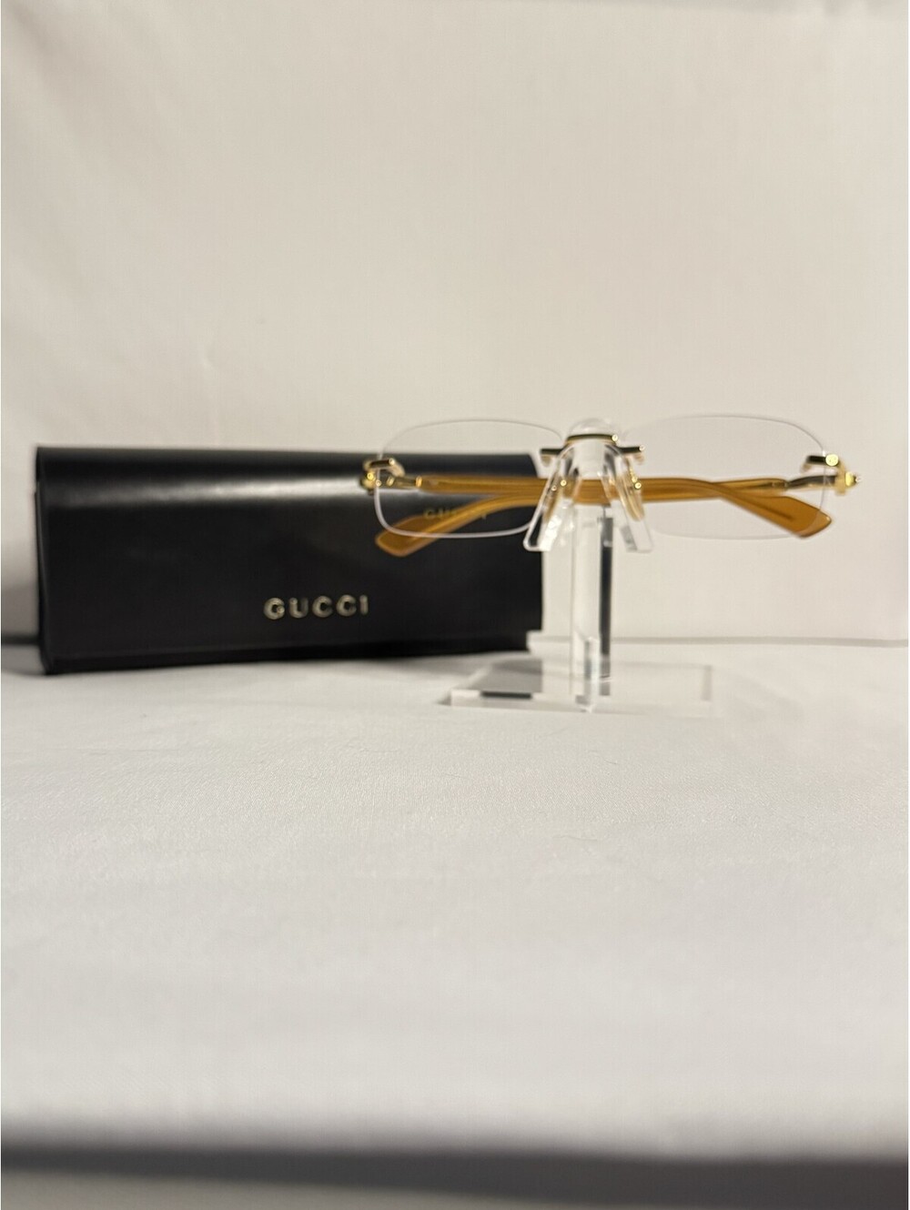 Gucci Eyeglasses Gold Size OS